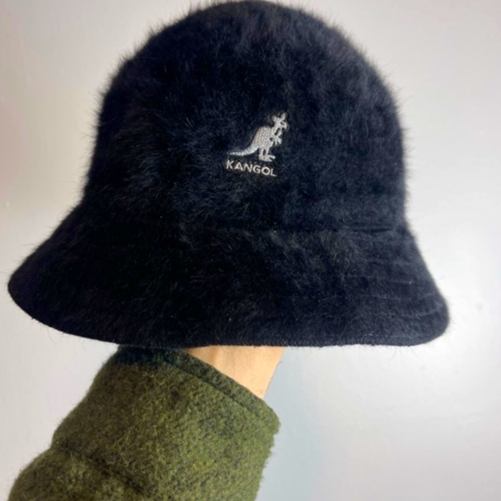 KANGOL FURGORA OG RAP HAT BLACK SIZE MEDIUM VINTAGE RARE UNISEX!SHOW STOPPER🔥🖤🔥🖤